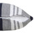 Homeroots Home Decor 20 X 20 Inches Navy Gray and White 100% Cotton Coastal Zippered Pillow, Coastal Design