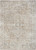 5' X 7' Beige Oriental Power Loom Washable Area Rug