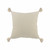 Homeroots Home Decor 20 X 20 Inches Emerald Green and Off-White 100% Cotton Zippered Pillow