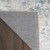 5' X 7' Blue Oriental Power Loom Distressed Washable Area Rug Polyester