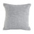 18" Gray And White Cotton Geometric Throw Pillow