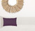 Homeroots Home Decor Set Of Two 12 x 20 Inches Purple Polyester Zippered Pillow Cover