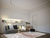 8' Gray and Yellow Round Abstract Non Skid Area Rug