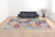 12' X 18' Rust Floral Washable Non Skid Area Rug