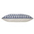 Homeroots Home Decor 14 X 36 Inches Vintage Indigo Blue and White 100% Cotton Geometric Zippered Pillow