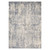 6' x 9' Light Gray Abstract Power Loom Area Rug - 606114770923