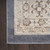 4' X 6' Blue Geometric Distressed Area Rug Synthetic