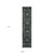 Homeroots Home Decor 2' X 10' Oriental Runner Rug, Navy and Blue, Power Loom Stain Resistant