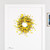 23" Green and Yellow Artificial Spring Daisy Wreath - 606114741916