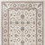 4' X 6' Cream Floral Distressed Area Rug