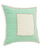 Homeroots Home Decor 20 X 20 Inches Pastel Green and Cream 100% Cotton Zippered Pillow