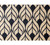 2' X 3' Graphite and Tan Abstract Leaves Washable Floor Mat