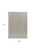 Homeroots Home Decor 5' x 8' Beige Moroccan Stain Resistant Area Rug