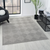 8' X 10' Gray Geometric Area Rug