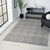 Homeroots Home Decor 8' x 10' Gray Geometric Area Rug
