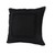 Homeroots Home Decor 20 X 20 Inches Black 100% Cotton Geometric Zippered Pillow