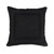 Homeroots Home Decor 20 X 20 Inches Black 100% Cotton Geometric Zippered Pillow