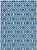 5' X 7' Gray Moroccan Power Loom Area Rug Polypropylene Home Accent