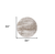 8' Gray and Beige Round Abstract Non Skid Area Rug