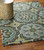 Homeroots Home Decor 5' x 7' Green Wool Floral Hand Tufted Area Rug