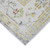 4' X 6' Ivory Blue And Green Floral Area Rug