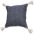 Homeroots Home Decor 20 X 20 Inches Deep Blue and White 100% Cotton Zippered Pillow