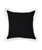 20" Black And White Cotton Geometric Throw Pillow Decor