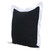 20" Black And White Cotton Geometric Throw Pillow Decor