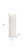 Set of Two White Flameless Pillar Candles - 606114823391