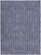 Homeroots Home Decor 8' x 10' Blue and Ivory Geometric Power Loom Washable Area Rug