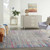9' X 12' Ivory Abstract Power Loom Area Rug