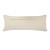 Homeroots Home Decor 14 X 36 Inches Beige and Cream 100% Cotton Chevron Zippered Pillow