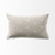 Homeroots Home Decor Canvas Beige And White Lumbar Accent Pillow Cover, Beige and White, 13 x 21 Inch