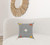Homeroots Home Decor 20 X 20 Inches Black Off-White Yellow and Orange 100% Cotton Geometric Zippered Pillow