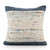 Homeroots Home Decor 20 X 20 Inches Blue and Off-White 100% Cotton Abstract Zippered Pillow