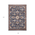 8' X 10' Ivory Orange And Dark Gray Floral Area Rug