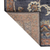 8' X 10' Ivory Orange And Dark Gray Floral Area Rug