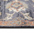 Homeroots Home Decor 8' x 10' Navy Blue Floral Power Loom Area Rug With Fringe
