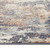 2' X 3' Ivory Orange And Dark Gray Abstract Area Rug