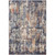 2' X 3' Ivory Orange And Dark Gray Abstract Area Rug