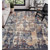 2' X 3' Ivory Orange And Dark Gray Abstract Area Rug