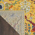 Homeroots Home Decor 8' X 10' Yellow Floral Power Loom Area Rug