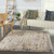 Homeroots Home Decor 6' x 9' Beige Abstract Power Loom Area Rug