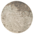 8' Gray And Ivory Abstract Round Rug
