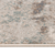 8' Gray And Ivory Abstract Round Rug