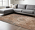 6' X 8' Beige Gray and Taupe Medallion Power Loom Area Rug