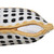 Homeroots Home Decor 14 X 36 Inches Yellow Black and White 100% Cotton Striped Zippered Pillow