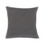 Homeroots Home Decor 20 X 20 Inches Dark Gray 100% Cotton Geometric Zippered Pillow