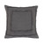 Homeroots Home Decor 20 X 20 Inches Dark Gray 100% Cotton Geometric Zippered Pillow
