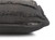 Homeroots Home Decor 20 X 20 Inches Dark Gray 100% Cotton Geometric Zippered Pillow